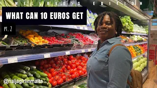 What Can 10 Euros get - Part 2  | Cost of living in Malta | Grocery shopping Wellbee's Edition