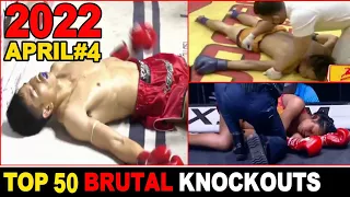 Top 50 MUAYTHAI•MMA•KICKBOXING Brutal Knockout ► April 2022 #4.
