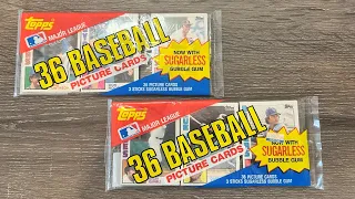 Can We Find A Don Mattingly Rookie Card? - Opening 1984 Topps Baseball Card Grocery Rack Packs