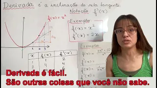 Como eu gosto de ensinar derivada.