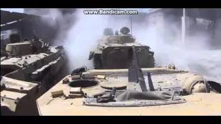 СИРИЯ!!!Применение ТАНКОВ иБМП.  SYRIA !!! use of tanks IBMP .