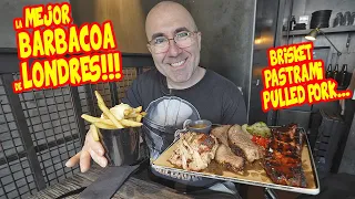 ALUCINÉ con la MEJOR BARBACOA de LONDRES - brisket, pulled pork, pastrami...