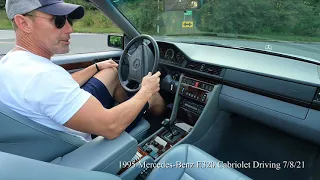 1994 Mercedes-Benz E320 Cabriolet Driving 7/8/21