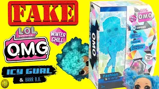 Fake lol OMG winter chill Icy Gurl fake. Fake lol omg vs real omg. Full set of fake omg winter chill