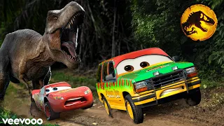 Cars 3 Pixarized ⌁ Pixar Cars Vs Jurassic Park