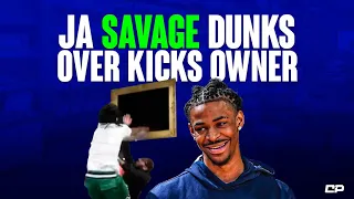 Ja Morant's SAVAGE Dunk Over CoolKicks Store Owner 😲 | Highlights #Shorts