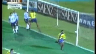 Colombia 1 Argentina 3 Eliminatorias Korea-Japon  2002 Los goles