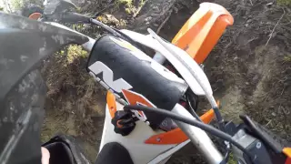 Ktm 300xc hillclimb fail gopro