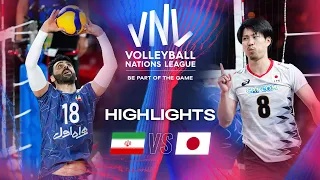 🇮🇷 IRI vs. 🇯🇵 JPN - Highlights | Week 2 | Men's VNL 2024