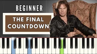Europe - The Final Countdown | BEGINNER | Easy Piano Tutorial