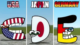 ALPHABET LORE FAMILY FROM DIFFERENT COUNTRIES In Garry's Mod!?