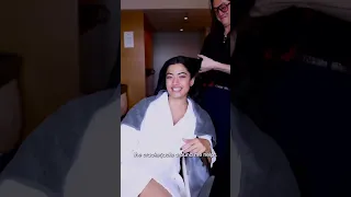 Rashmika Mandanna getting ready for #animeawards in Japan 🇯🇵