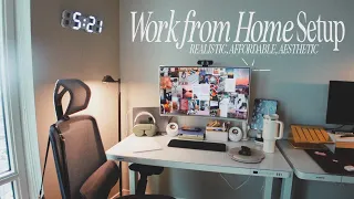 Work From Home Desk Tour: Cost-conscious 1 monitor setup for my 9-5 corporate job & content creation