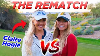 I Challenged Claire Hogle To a Golf Match!! (The Rematch)