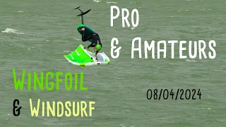 Session  Wingfoil Pro & Amateur La Ganguise (11, France)  08/04/2024 🌬️40nds !