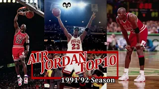 Michael Jordan Top 10 ~1991'92 Season