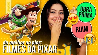 TIER LIST DO MELHOR AO PIOR FILME DA PIXAR 😮‍💨✨ | Mariana Araujo