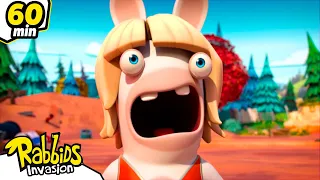 Panic at the Rabbids ! | RABBIDS INVASION | 1H New compilation | Cartoon for kids