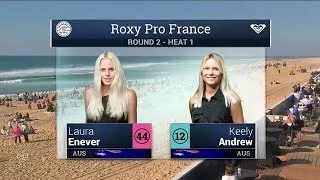 Roxy Pro France: Round Two, Heat 1