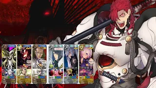 FGO [NA] GudaGuda 5 Challenge Quest - Mori Nagayoshi 1-3* team setup