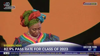 82.9% pass rate for 2023 matric class