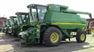 Б/у импорт или Российская техника? Зерноуборочные комбайны John Deere 9560. Обзор 2017