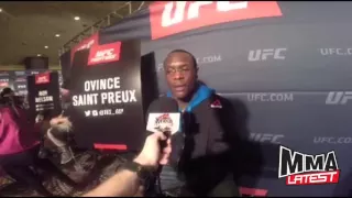 Ovince Saint Preux - "Somebody's gonna get knocked out, or it's gonna be a brutal 3-round fight"