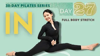 Day 27: 25 MIN FLEXIBLE STRETCHING PILATES WORKOUT | 30 Day Pilates Workout Challenge 2023