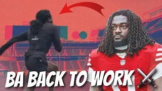 49ers Brandon Aiyuk continues to work his tail off during the offseason 🔥