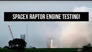 SpaceX McGregor Raptor Vertical Engine Test 05/17/2021