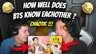 South Africans React To " How Well Does BTS Know Each Other ? " | BTS Game Show | Vanity Fair