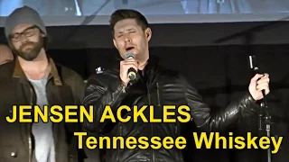 Jensen Ackles singing "Tennessee Whiskey" at NashCon 2017