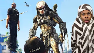 RAMPAGE MONSTER PREDATOR DESTROYS THE ENTIRE EARTH WITH GOD POWERS IN GTA 5! GTA 5 MODS RP