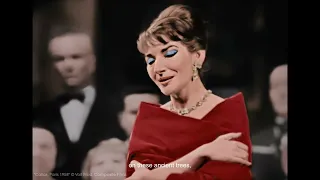 Maria Callas sings Norma "Casta Diva" in color (Live in Paris 1958)
