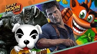 The Uncharted Movie, Animal Crossing & Crash Bandicoot's Voice - Up At Noon Live!