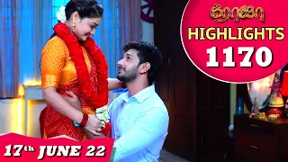 ROJA Serial | EP 1170 Highlights | 17th June 2022 | Priyanka | Sibbu Suryan |Saregama TV Shows Tamil