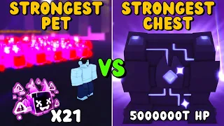 Full Team Of Dark Matter 404 Demon Vs Giant Tech Chests! Pet Simulator X Roblox