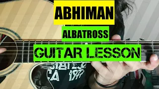 ABHIMAN | GUITAR LESSON | ALBATROSS