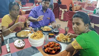 new year 2024 celebration lunch for multi cuisine restaurant bucket chicken biryani & chilli chicken