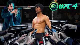 UFC4 Bruce Lee vs John Wick EA Sports UFC 4 PS5 Rematch