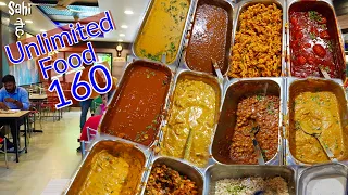 Unlimited Food Buffet + Pizza in Rs 160 | Street Food India | Express Vegetarian