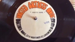 "She's Gone" Unreleased and Unknown UK 1968 Demo Only Acetate, Deep Soul.