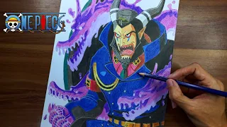 Drawing MAGELLAN マゼラン From ONE PIECE | Speed Drawing Colored Pencil