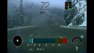 C8 Winter driving over Snoqualmie pass