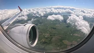 Turkish Airlines Flight TK1965 - Istanbul to Gatwick Landing