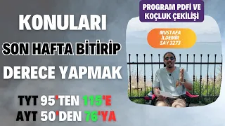 Konuları Son Hafta Bitirip Derece Yapmak | Netlerim Nasıl Uçtu? #yks #yks2023 #tyt