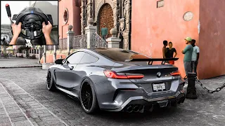 900HP BMW M8 Competition | Forza Horizon 5 | Steering Wheel Gameplay