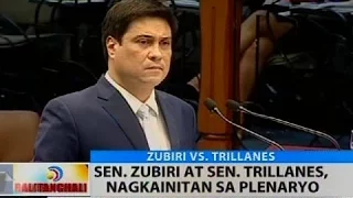 BT: Sen. Zubiri at Sen. Trillanes, nagkainitan sa plenaryo