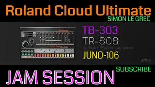 Roland Cloud | TR-808 | Juno 106 | TB-303 Jam Session