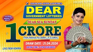 DEAR LOTTERY SAMBAD LIVE 6PM DRAW 21/04/2024 - NAGALAND SATE LOTTERY LIVE